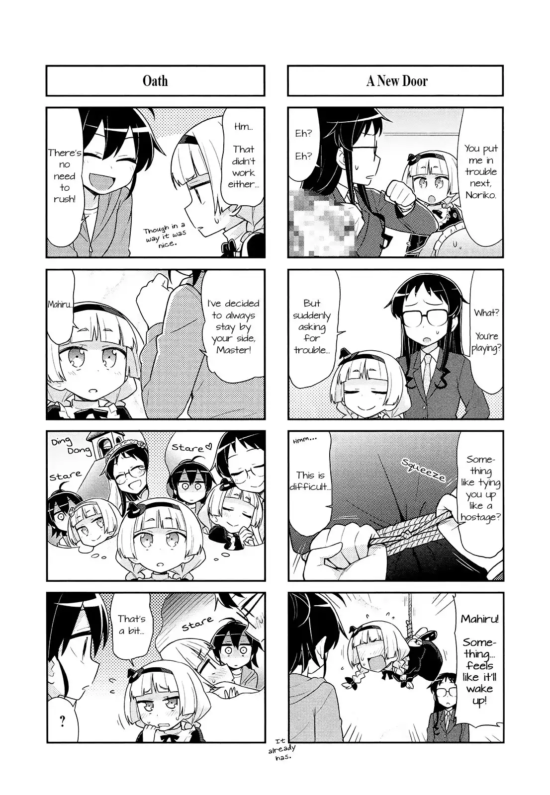 Majo to Houki to Kurobuchi Megane Chapter 42 6